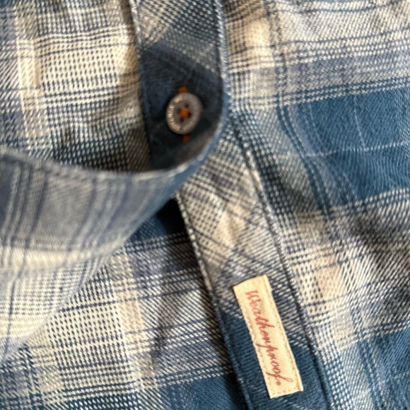 Weatherproof Blue Checkered Shirt - Picture 3 of 8